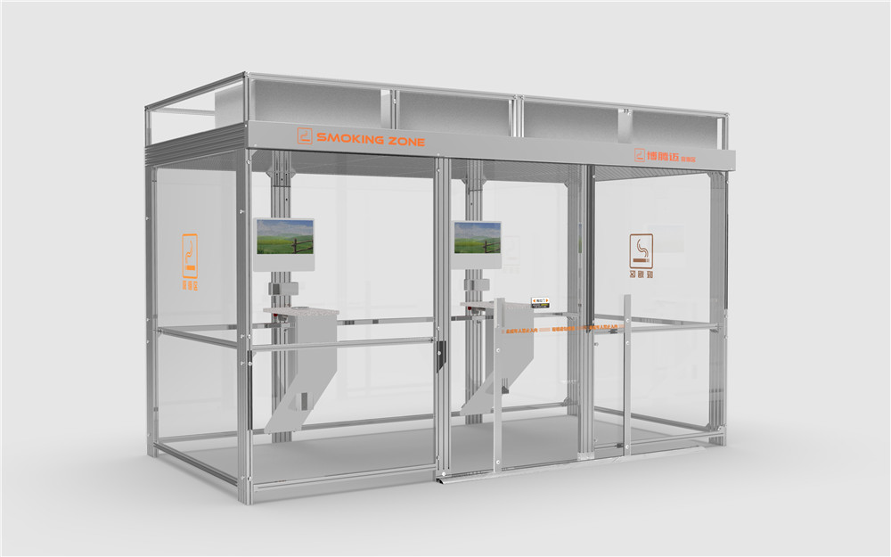 户外/户内常闭式吸烟室-俊朗型