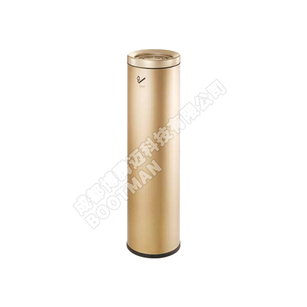 柱形香槟金吸烟柱 SZ-SA02